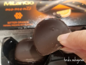 チョコ、オレンジピール